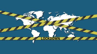 wereld lockdown